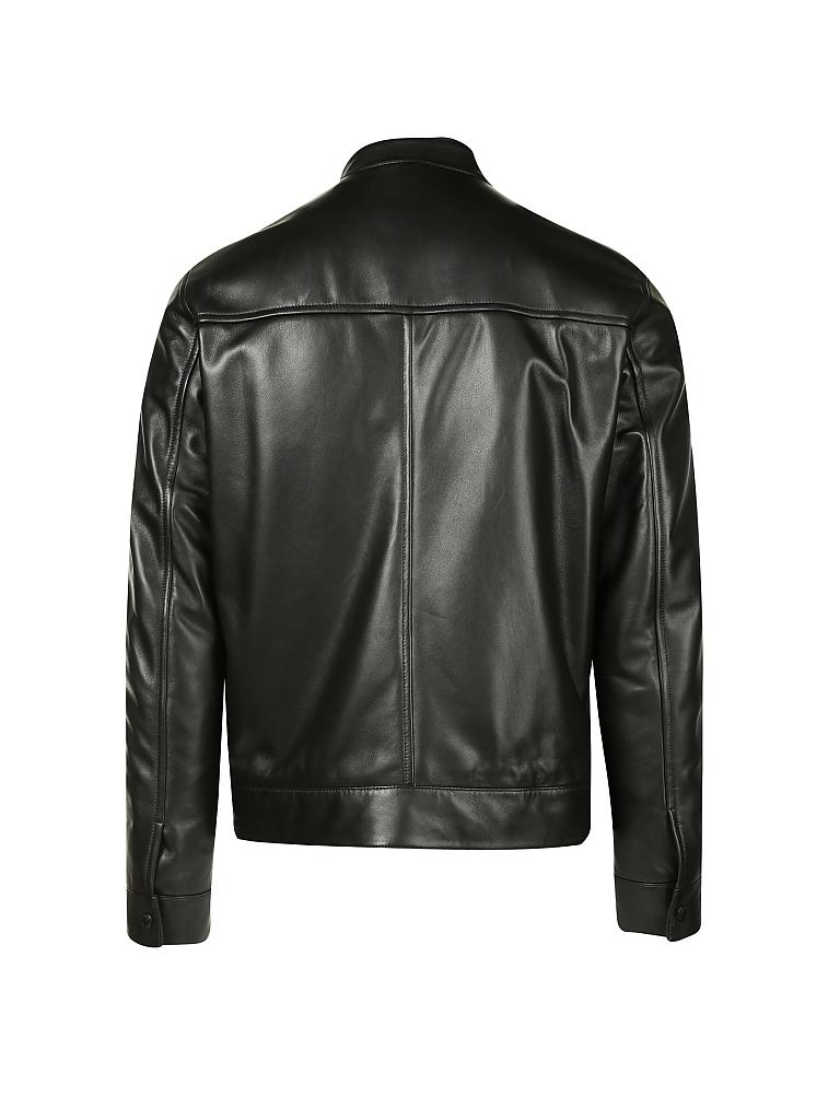 Z ZEGNA Lederjacke schwarz